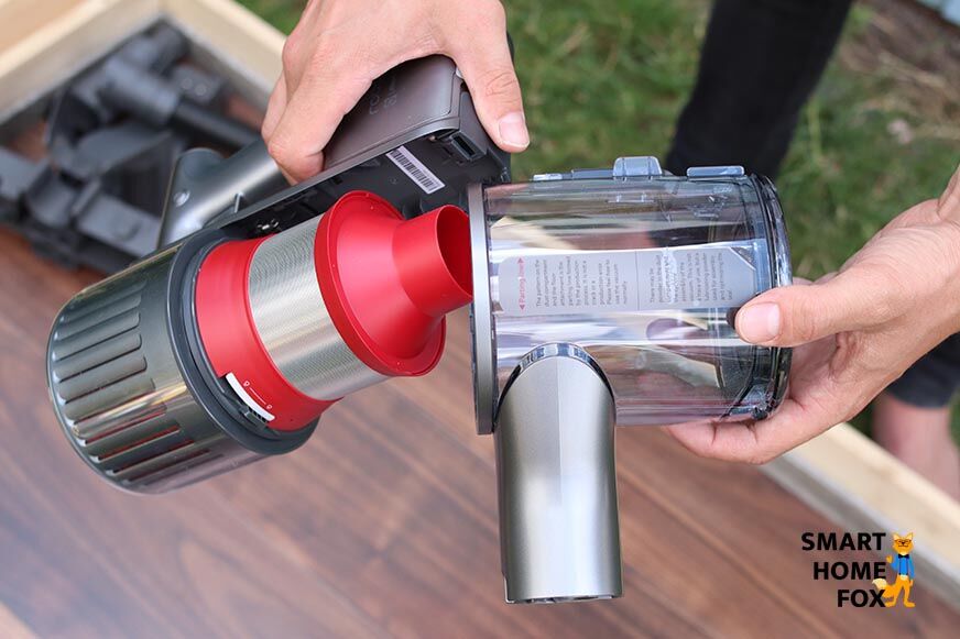 aspirateur roborock h7 nettoyage collecteur